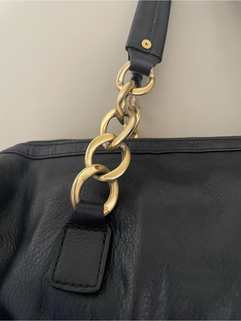 Vintage Juicy Couture Black Leather Barrel Bag with Pink Bow Scarf Y2K Authentic - Picture 9 of 12